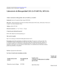 Laboratorio de Bioseguridad LSE (LANASEVE), SENASA : : http