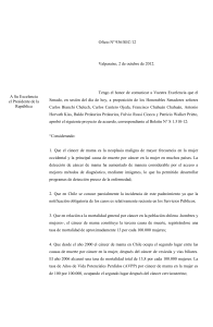 1 Oficio Nº 936/SEC/12 Valparaíso, 2 de octubre de 2012. Tengo el