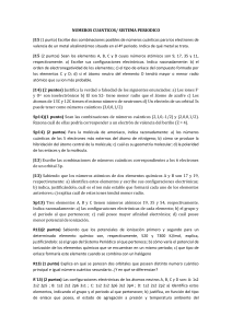 Tema 1: Sistema Periodico. Números cuánticos