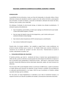 ENLATADO: ALIMENTOS (CONSERVAS EN ALMÍBAR