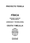 Programación Tesela Física 2º Bach. Ceuta y Melilla