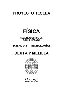 Programación Tesela Física 2º Bach. Ceuta y Melilla