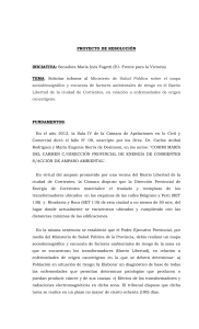 proyecto de resolución