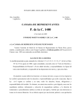 1er Informe Comisión de Salud (CAMARA) rendido con enmiendas