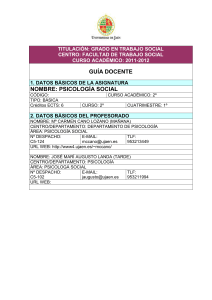 Psicología Social - Universidad de Jaén