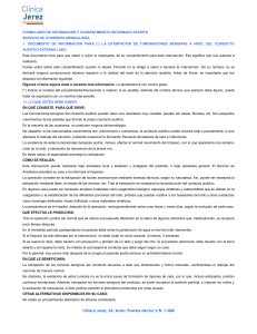 FORMULARIO DE INFORMACIÓN Y CONSENTIMIENTO