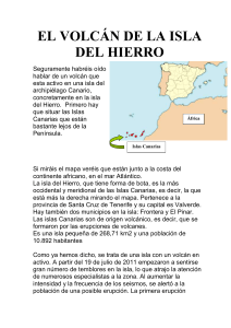 EL VOLCÁN DE LA ISLA DEL HIERRO