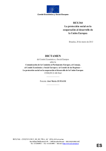 5.1 El CESE entiende que el reconocimiento de la protección social