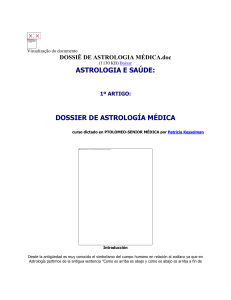 DOSSIÊ DE ASTROLOGIA MÉDICA - 011 - Livros