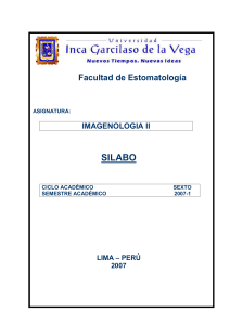 Imagenología II - Universidad Inca Garcilaso de la Vega
