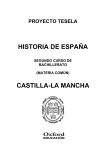 Programación Tesela Historia de España 2º Bach. Castilla