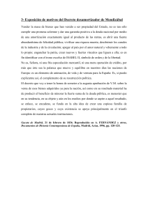 3- Exposición de motivos del Decreto desamortizador de