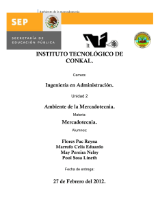 Ambiente de la mercadotecnia