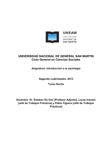 Programa 2013 - Universidad Nacional de San Martín