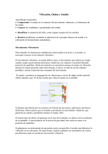 Vibración, Ondas y Sonido