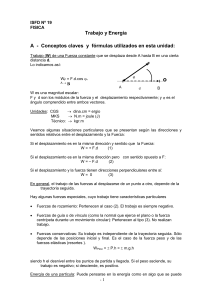 Trabajo y Energía