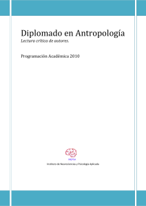 Diplomado en Antropología