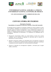 Doctorado en Econom&iacute;a