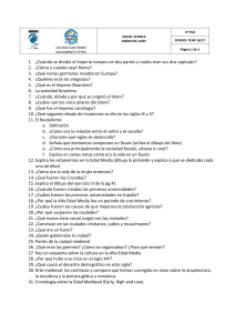 2ESO QUESTIONS ABOUT MEDIEVAL AGES