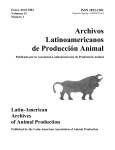 Enero-Abril 2005 - Asociación Latinoamericana de Producción Animal