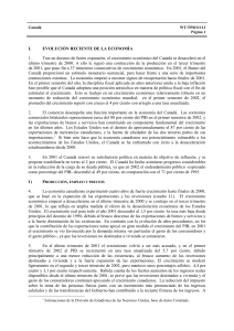 El entorno económico