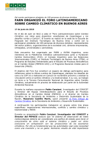 Gacetilla en word - Fundación Ambiente y Recursos Naturales