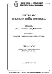 certificado - COAAT Lanzarote