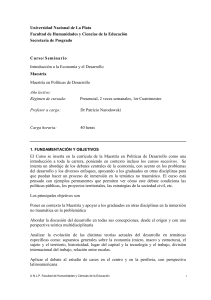 Programa Introducción a la Economía y el Desarrollo Narodowski