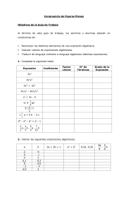 Congruencia de Figuras Planas Objetivos de la Guía de Trabajo Al