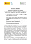 nota de prensa - Alianza para la Prevención del Cáncer de Colon