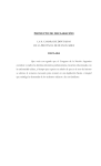 proyecto de declaración - Honorable Cámara de diputados de la