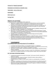C6MBDE2 2017 Programa Economía 3° año