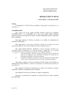 SANTA ROSA, 26 de mayo de 1999