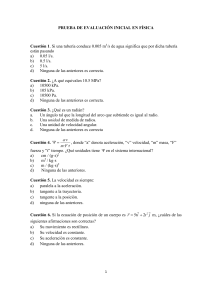 Test inicial física alumnos 1º