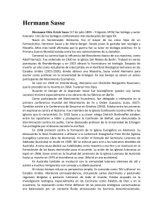 Hermann Sasse - Seminario Concordia