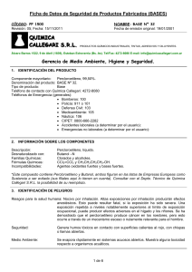 Ficha de Datos de Seguridad (FDS)