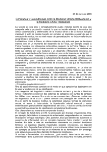 Similitudes y coincidencias entre la Medicina Occidental Moderna y