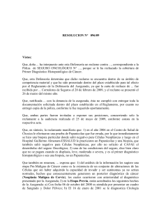 2009R096 - Defensoría del Asegurado