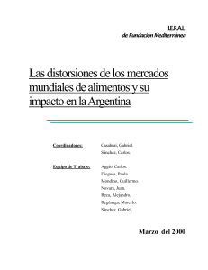 1. La Argentina y el Mercado Mundial de