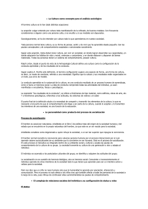 La Cultura como concepto para el análisis sociológico