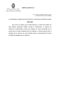 Ref - Honorable Cámara de diputados de la Provincia de Buenos