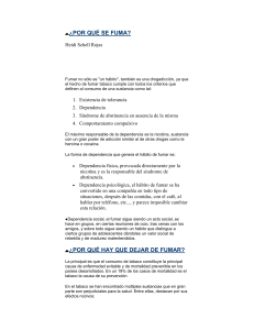 &iquest;POR QU&Eacute; SE FUMA