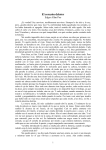 El corazón delator, de Edgar Allan Poe