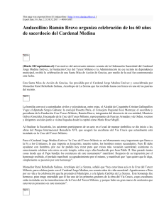 Andacollino Ramón Bravo organiza celebración de