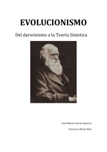 evolucionismo - Departamento de Sistemas Informáticos