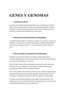 4-genes-y-genomas - Ciencias para el conocimiento