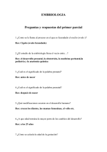 cuestionario embriología