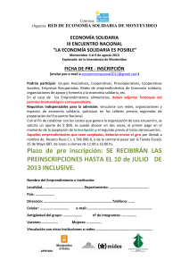 4ª FERIA DE ECONOMIA SOLIDARIA