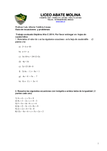 Multiplicación algebraica