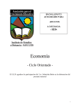 Unidad N° 1 La Economía - IED | Bachillerato para Adultos